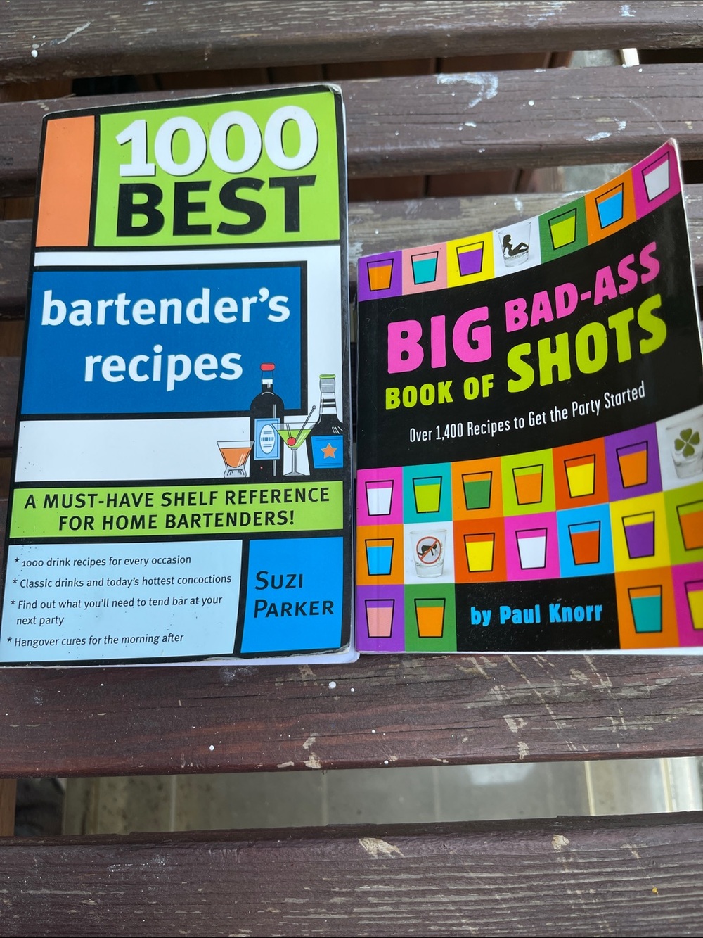 Parker 1000 Best Bartender's Recipe and book of shots